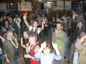 NYE crowd shot